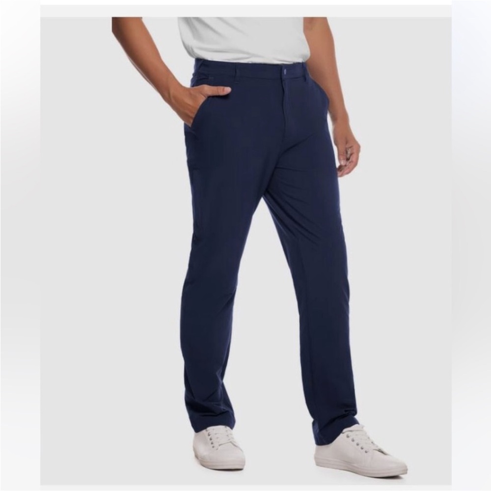 Coolibar Men’s Golf Travel Pants UPF 50+ Avalos Pants NWT Blue size 34
